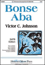 Bonse Aba SATB choral sheet music cover Thumbnail